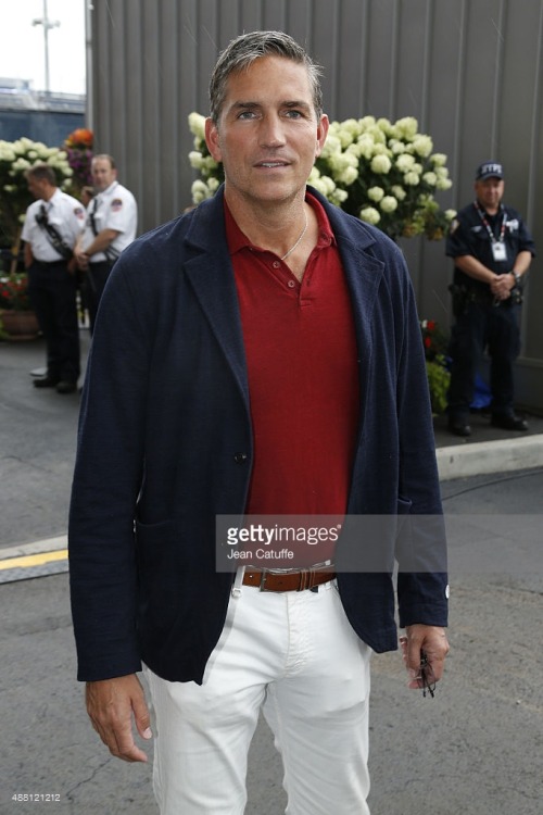 hxiaomonvh:Jim Caviezel arrives to attend the Men’s Final on day fourteen of the 2015 US Open at UST