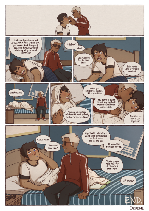dzueni: Here’s the comic i did for the Johndave Fanzine this summer! We got an excel