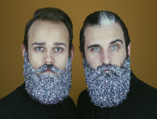 yatzer: The Gay Beards: Glitter Moustaches and Flower Beards Straight out of Portland, Oregon