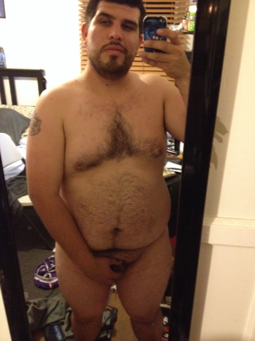 gaygeekbear619:  Birthday suit selfies