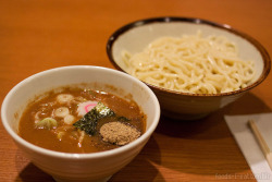 foods-i-eat:  The seafood tsukemen (dipping ramen) from Taishoken, one of the restaurants inside Ramen Koji (Kyoto, Japan).
