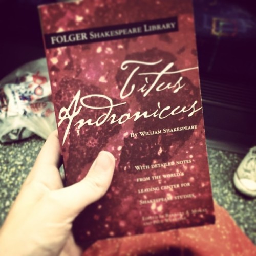 It&rsquo;s time for pie. #TitusAndronicus (at Kings Cross St Pancras International Rail station)