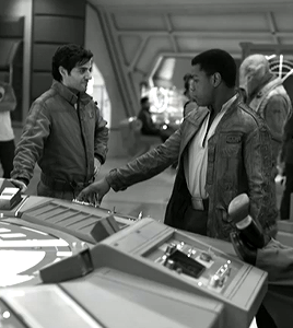 kellymarietran: Oscar Isaac and John Boyega on the set of ‘The Last Jedi’