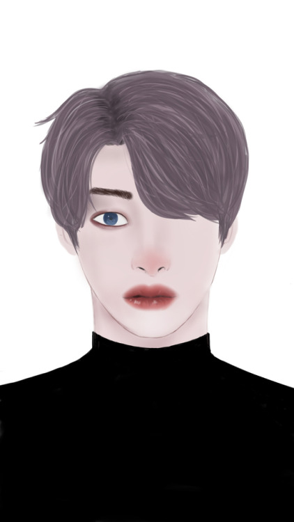 Here is our Hyungwonnie I drew way back (it’s not even that long ago). My friend said that he’s a cy