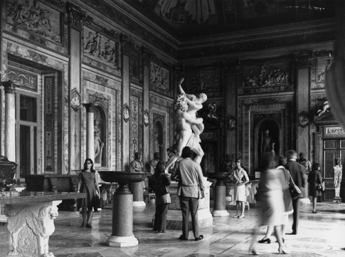 thestandrewknot: Sala degli imperatori, Galleria Borghese, Rome. Photographed by Max Hutzel, c.1960.