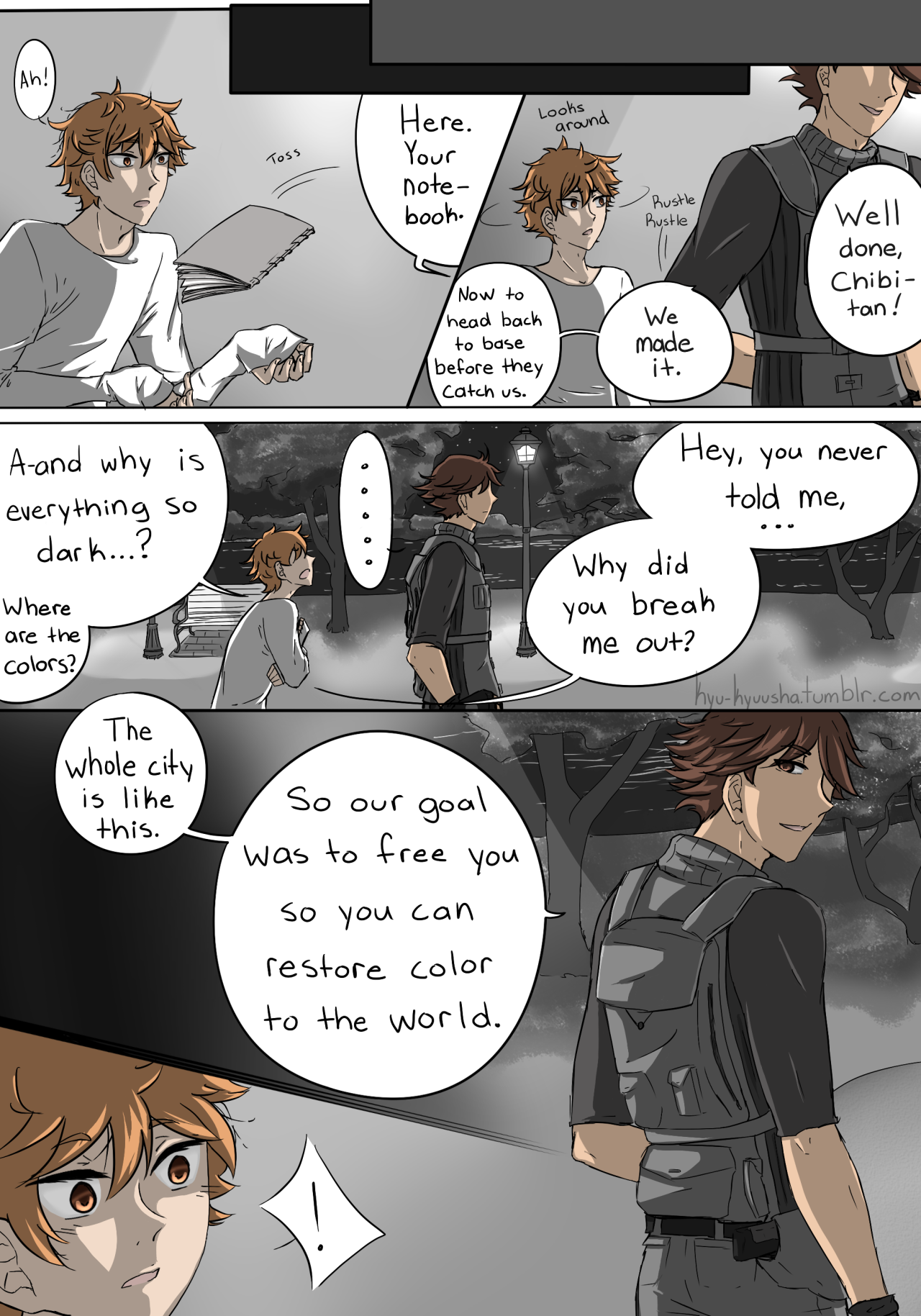 kyu-kyuusha: Okay, so because I absolutely love the color au created by the wonderful