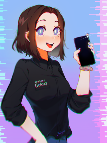 fanart, digital, girl / Samsung Sam (Fanart) - pixiv