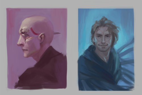 everything-ridiculous:Mini mistborn paint-dump. Because I rarely upload colored fanart.From Left to 