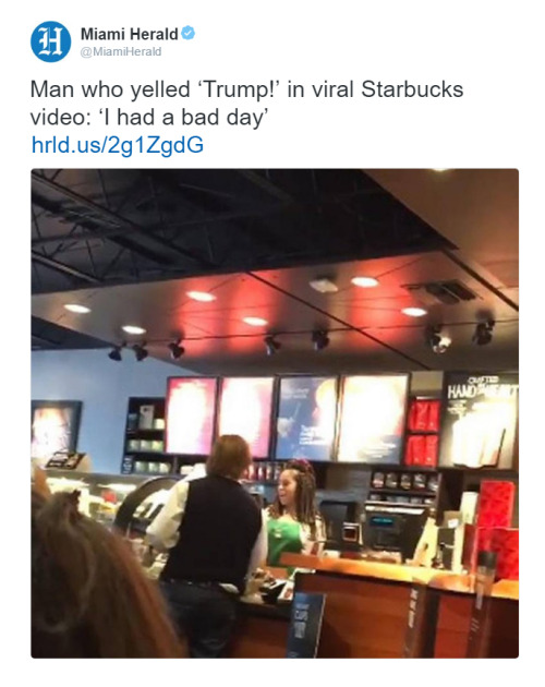 reverseracism:  williamhandler: Republicans are literally the dumbest people I’ve ever met.  If they refuse take video? You think the barista cares that much? How embarrassing. These people are so stupid.