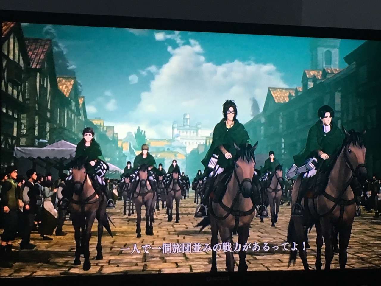Finally got to the vets and the ability to play as Levi!! Huzzah.
