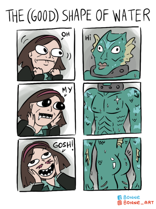 bonnecomics:The Shape of Water (2017)