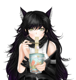 nagaia:  Blake fanart because I’m actually