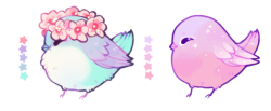 pearlnet-punk:  sergle:  put out a new batch of tweetles today! 🐤 i’m selling them here  @thatwitchdarky 