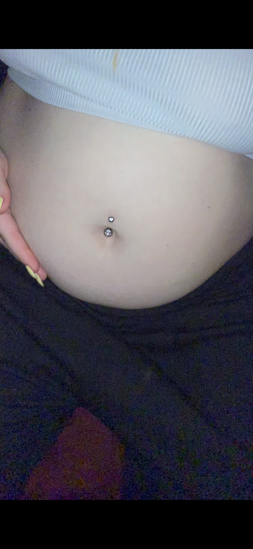 :My belly bulge and growing boobies 🥰 🍄 💓