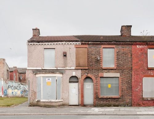 archatlas:Boarded-up Houses by Katharina FitzIn the words of the artist Katharina Fitz:Boarded-up Ho