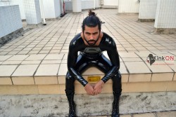 thekinkon:  Feeling like a superhero?  Get our new superman latex suit today at www.etsy.com/shop/TheKinkON  