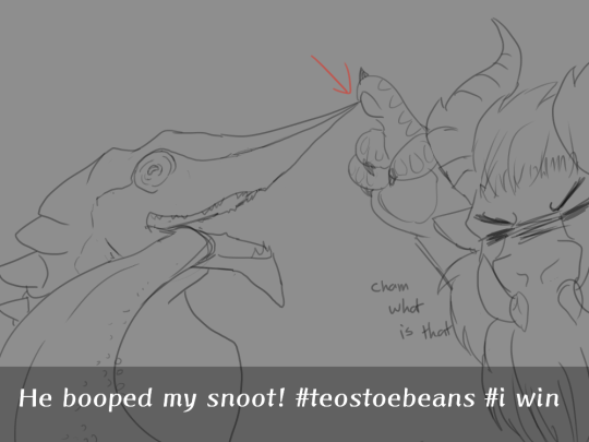 dragonkingteo: elderchameleos‌:    “Not what I intended, but I felt it was worth bragging to the kiddies. You’re the best, Teo! As for my snoot…you think so? Maybe. Maybe it finally grew back to full length after it got broken so many times, ha