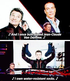adeles:Hawkeye Sings About His Super Powers (Ed Sheeran’s “Thinking Out Loud” Parody)♪ When you’re o