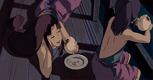 cryaotic:  peterpayne:  Hayao Miyazaki, making fans hungry since 1968.   More like making Setsuko really hungry. Am I right?