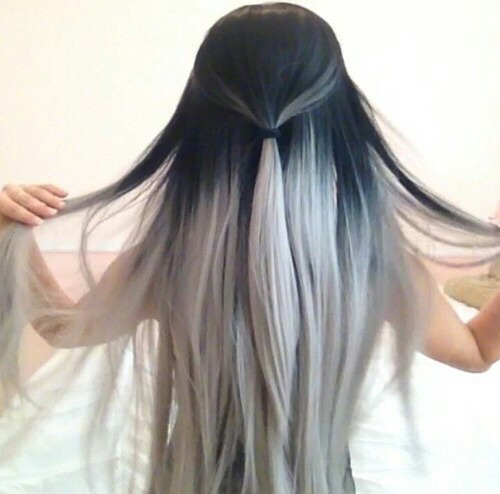 Dark ombre hair color