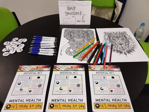 I set up a mental wellness corner at college! You are your first priority!Where do you go when you