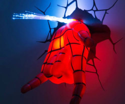 Awesomeshityoucanbuy:  3D Spider-Man Hand Night Lightlet The Friendly Neighborhood