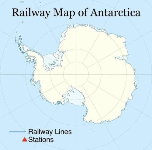 mapsontheweb:A map of the railways in Antarctica