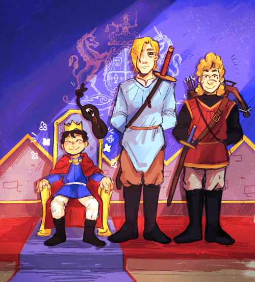 ourankweek22 day 6 - future au! humble beginnings of the kingdom of bojji :]the cape was inspired by