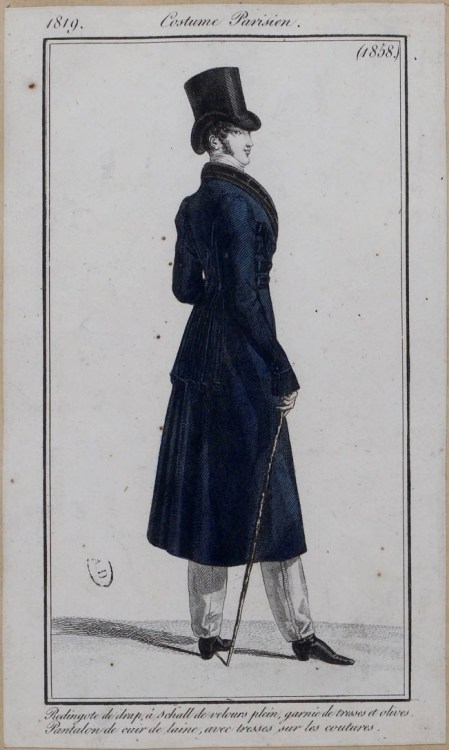 moika-palace:French, English, and German fashion plates from 1819. Bibliothèque des Arts Décoratifs.