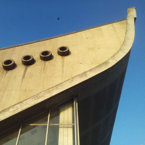 The abandoned Palace of Culture and Sports in Vilnius, Lithuania 2018.After a long day in Trakai, I 