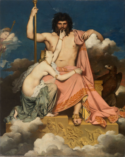 artthatgivesmefeelings: Jean Auguste Dominique Ingres [French. 1780–1867]Jupiter and Thetis 18