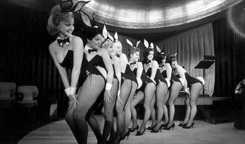 Playboy Bunnies / at the Playboy Club, London, 1966.