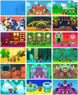suppermariobroth:  Save screen images from Mario &amp; Luigi: Partners in Time. 