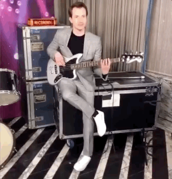 joemazzhello: Joe Mazzello playing bass and stealing my heart I can’t tell you how thrilled I 