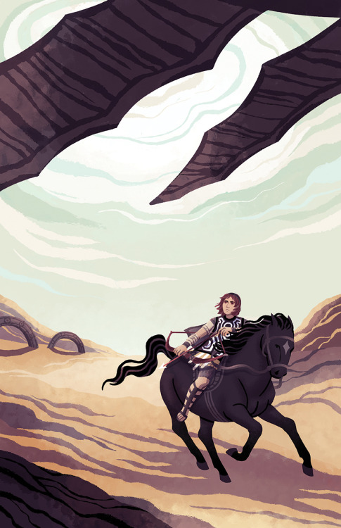 A new Shadow of the Colossus print that debuted at TBCC, featuring 2% of my favorite Colossus and 10