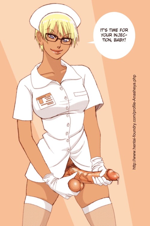 kittenofdarkness:  More Futa nurses for all of you, enjoy <3  Futa Nurses… Which hospital is this at?