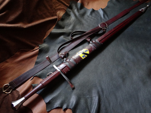 dbkcustomscabbards: A recently completed scabbard commission for the Albion Earl