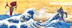 united-religions:  Hokusai’s painting with