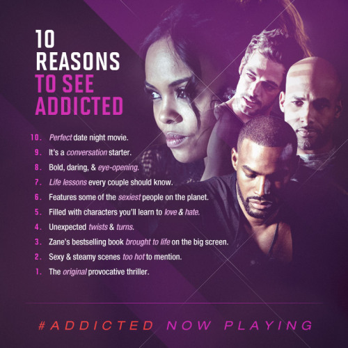 There are many reasons to see #Addicted this weekend. What’s yours? Addic.td/tix