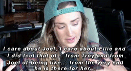 Ashley Johnson talks about filming THAT scene with Troy Baker‘ And I  know that a lot of people have
