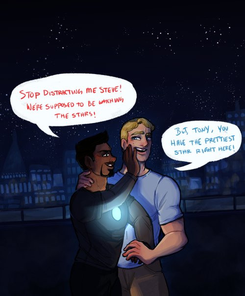thegoldenavenger: [a surprise commission] for @ishipallthings who wanted stony and stargazing!! than