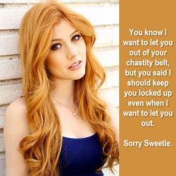 Chastity Captions