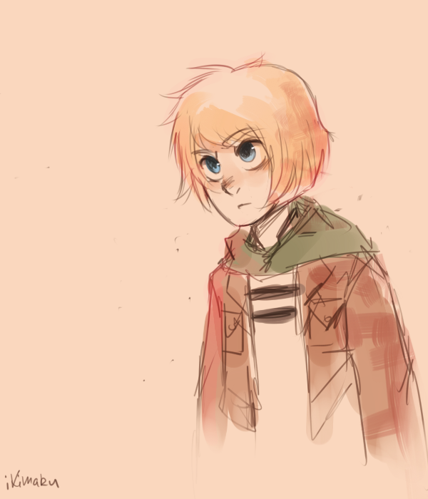 cadetjaeger said:  Draw me some Armin. Don’t care what. My dash just isn’t 100%