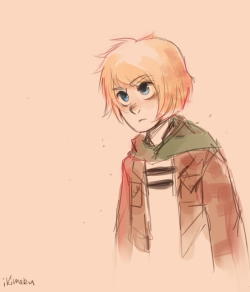  cadetjaeger said:  Draw me some Armin. Don’t care what. My dash just isn’t 100% Armin yet and I’ve taken notice to it.    oh man that&rsquo;s completely unacceptable