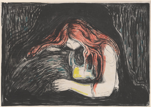 XXX nobrashfestivity:Edvard Munch  Vampire II photo