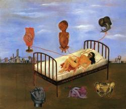 aizobnomragym:  Frida Kahlo “Henry Ford Hospital” 