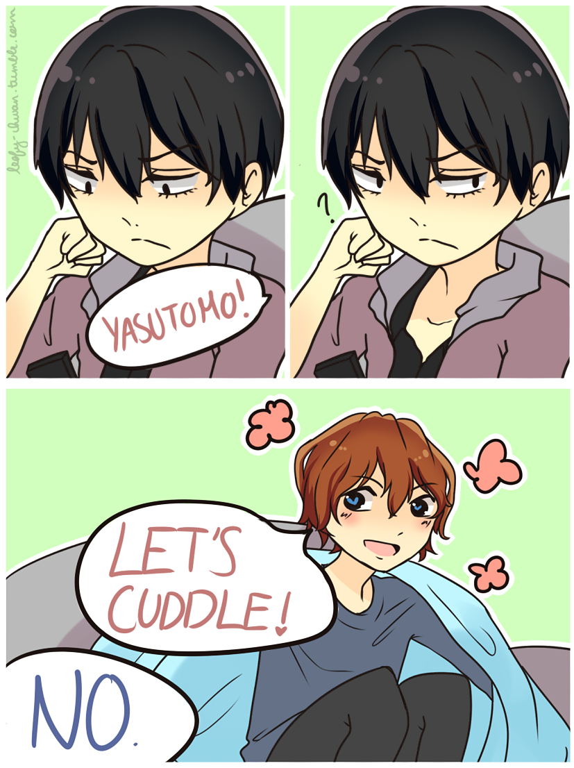leafy-chwan:  It’s been getting colder recently. (´∀｀)♡
