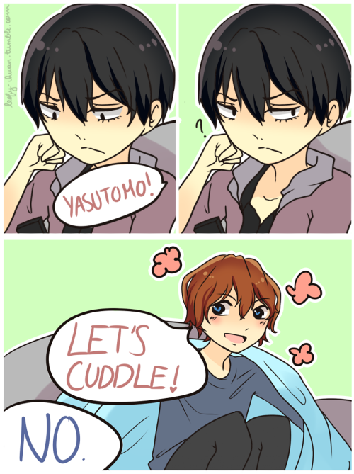 leafy-chwan:  It’s been getting colder recently. (´∀｀)♡