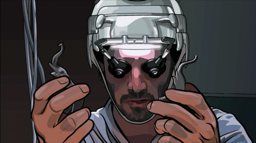 natehoodreviews:  A Scanner Darkly (2006) Dir. Richard Linklater 