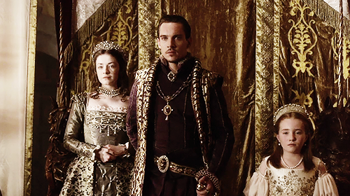 madeleine92posts:Henry VIII with his “beloved” girls. Such a beautiful family. The upstart English K